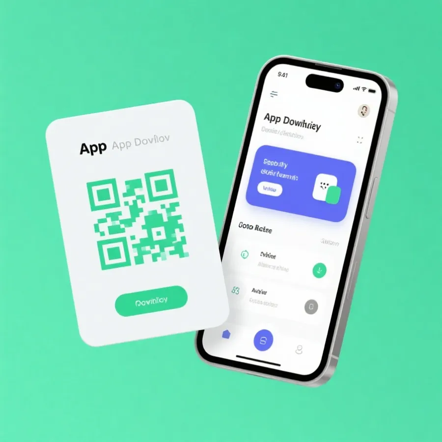 APP下载与移动使用示意图